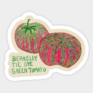 Berkeley Tie Die Green Tomato Sticker